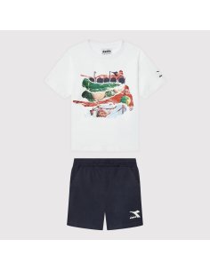 COMPLETINO BIMBO T-SHIRT+SHORTS DIADORA