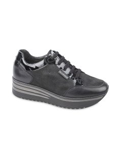SCARPA DONNA SUEDE CON LACCI VALLEVERDE