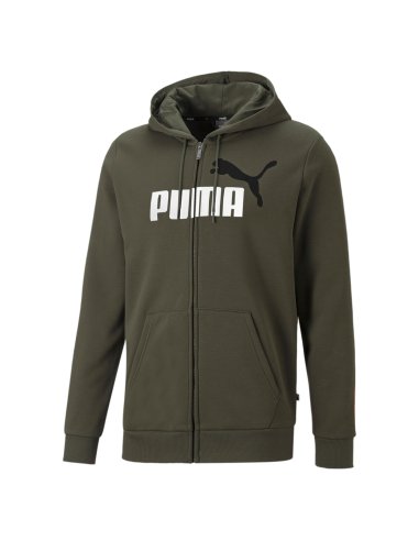 Felpa Uomo Full Zip e Cappuccio Puma