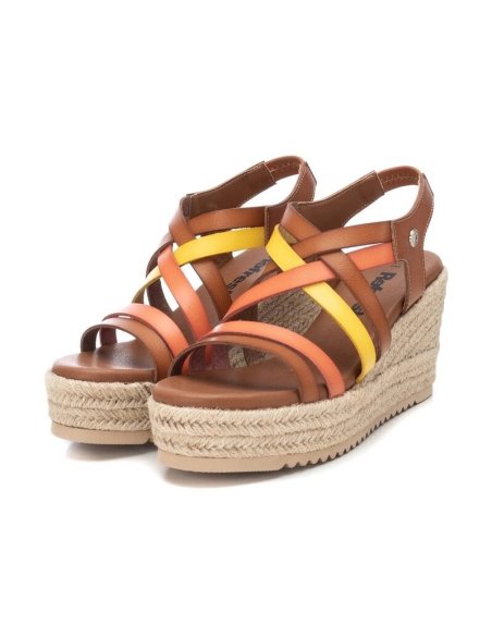 Sandalo Donna Zeppa Con Elastico Refresh