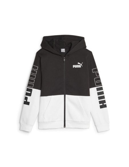 Felpa Bimbo Full Zip Con Cappuccio Puma