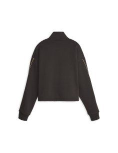 Felpa Donna Mezza Zip Puma 2