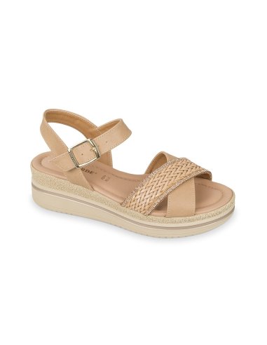 Sandalo Donna Con Fibbia Valleverde
