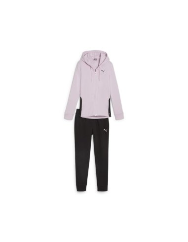 Tuta Donna Full Zip Con Cappuccio Puma