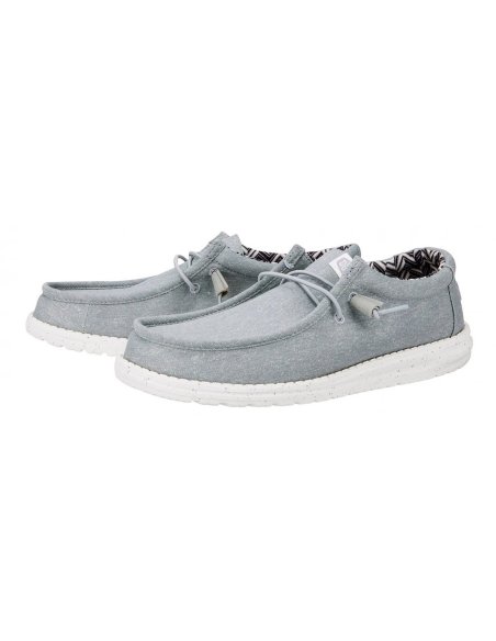 Wally Canvas Scarpa Uomo Con Lacci Hey Dude