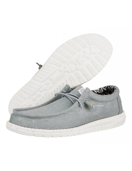 Wally Canvas Scarpa Uomo Con Lacci Hey Dude