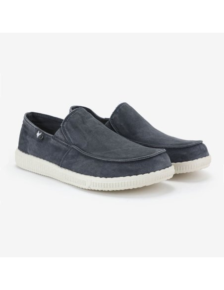 Mocassino Slip On Uomo Canvas Pitas