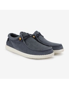 Scarpa Uomo Con Lacci Wallabi Canvas Pitas 2