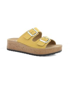 Ciabatta Donna Doppia Fascia Con Fibbie Inblu