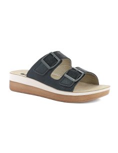 Ciabatta Donna Doppia Fascia Con Fibbie Inblu 2