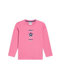 T-Shirt Bimba Manica Lunga Diadora
