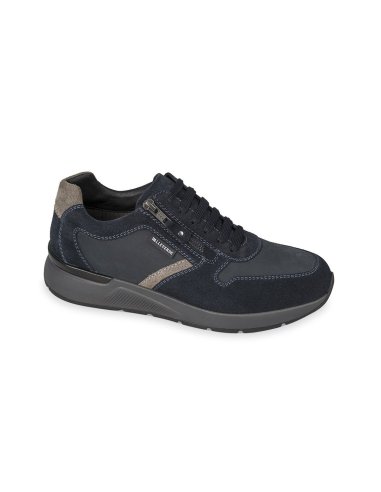 SCARPA UOMO SUEDE C/LACCI E ZIP