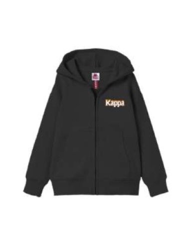 FELPA BIMBO ZIP LUNGA C/CAPPUCCIO