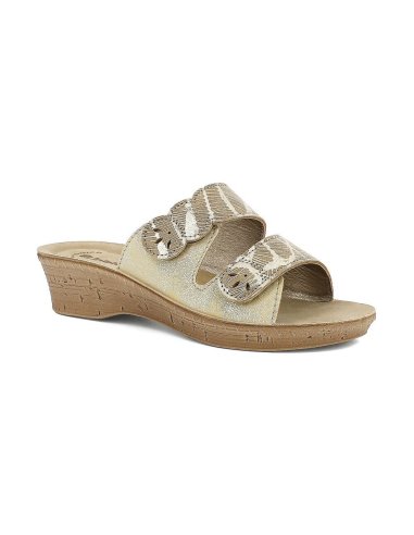 CIABATTA DONNA C/VELCRO