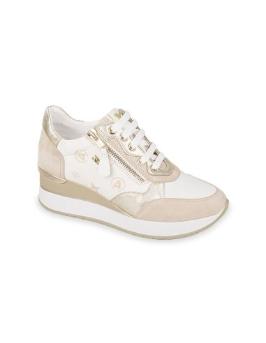 SCARPA DONNA SUEDE C/LACCI