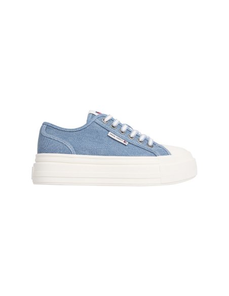 Foxing Flatform Scarpa Donna Con Lacci Tommy Jeans