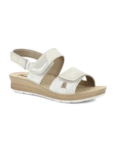 Sandalo Donna Doppia Fascia Con Velcro Inblu