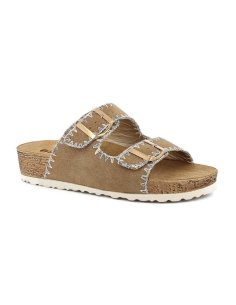 Ciabatta Donna Doppia Fascia Con Fibbie Inblu