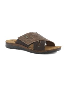 Ciabatta Uomo Fascia A X Con Velcro Inblu