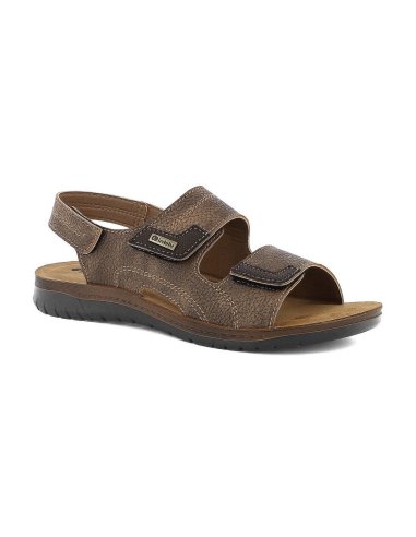 Sandalo Uomo Con Velcro Inblu