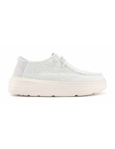 Bloom Scarpa Donna In Tessuto Ricamato Con Lacci Pitas