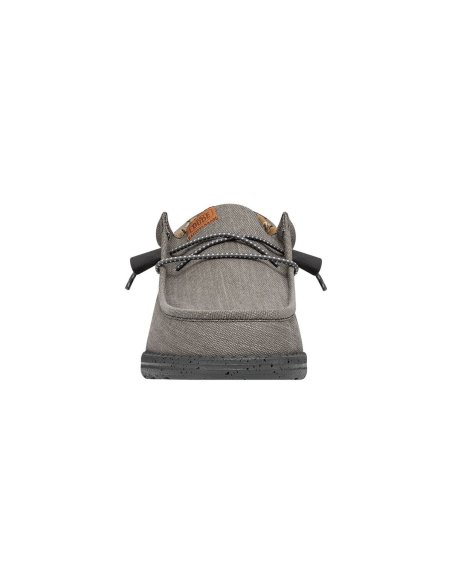 Wally Washed Canvas Scarpa Uomo Con Lacci Hey Dude