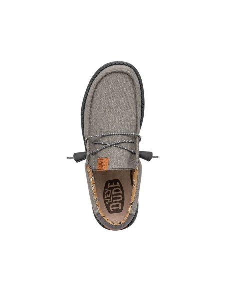 Wally Washed Canvas Scarpa Uomo Con Lacci Hey Dude