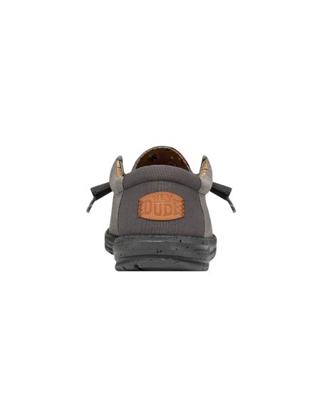 Wally Washed Canvas Scarpa Uomo Con Lacci Hey Dude