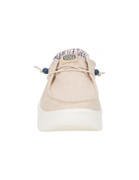 Wendy Peak Chambray Woven Scarpa Donna Con Lacci Hey Dude