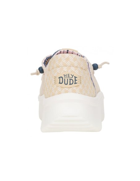 Wendy Peak Chambray Woven Scarpa Donna Con Lacci Hey Dude