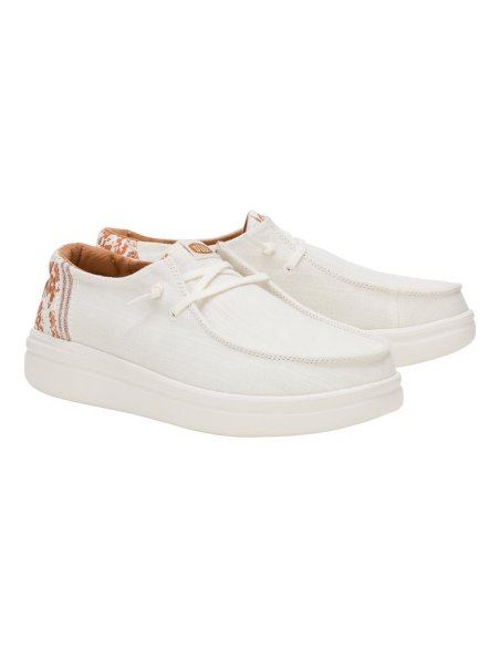 Wendy Rise Animal Scarpa Donna Con Lacci Hey Dude