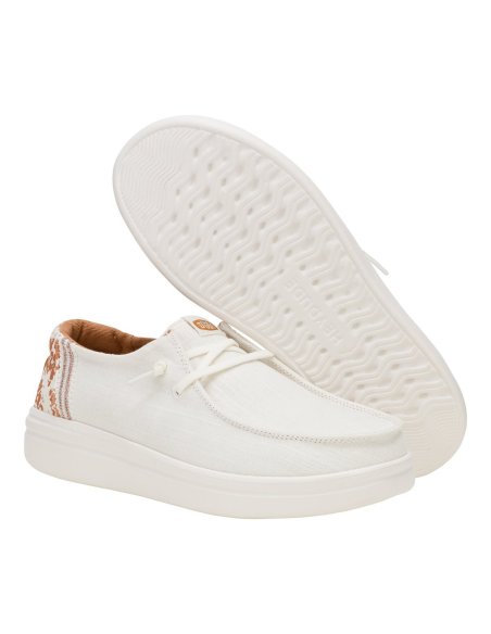 Wendy Rise Animal Scarpa Donna Con Lacci Hey Dude