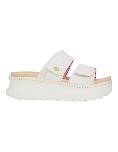 Delray Slide Eyelet Ciabatta Donna Con Doppio Velcro Hey Dude