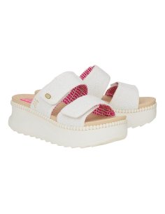 Delray Slide Eyelet Ciabatta Donna Con Doppio Velcro Hey Dude 2
