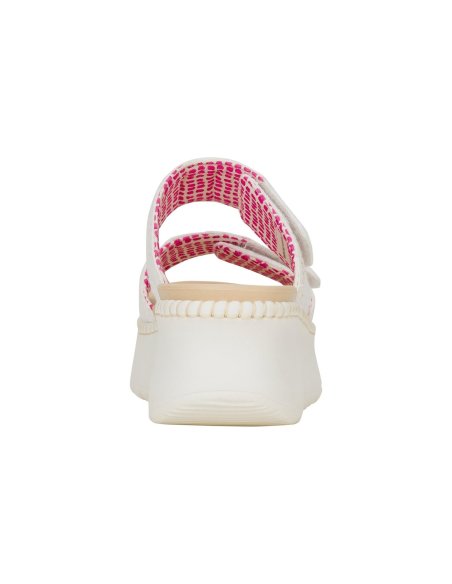 Delray Slide Eyelet Ciabatta Donna Con Doppio Velcro Hey Dude