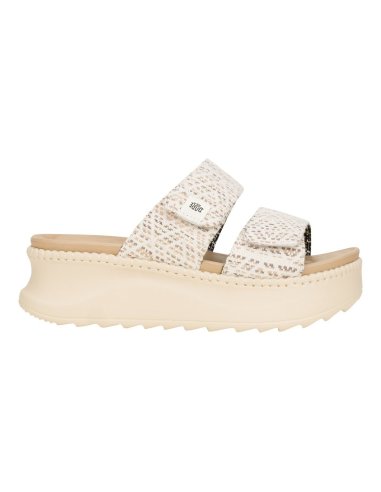 Delray Slide Surf Baja Ciabatta Donna Con Doppio Velcro Hey Dude