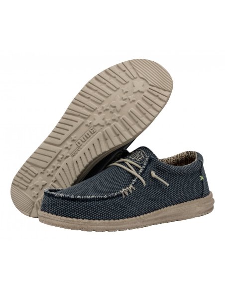 Wally Braided Scarpa Uomo Con Lacci Hey Dude