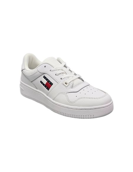 Retro Basket Scarpa Ragazzi Con Lacci Tommy Jeans