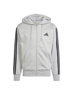 Felpa Uomo Zip Lunga Con Cappuccio Adidas