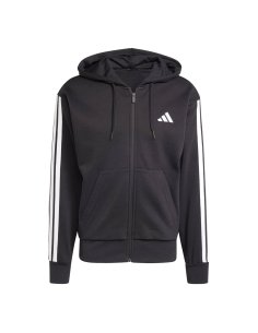Felpa Uomo Zip Lunga Con Cappuccio Adidas