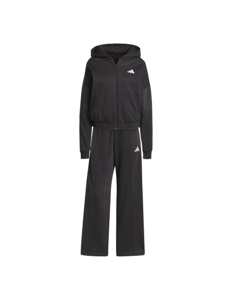 Tuta Donna Con Zip Lunga e Cappuccio Adidas