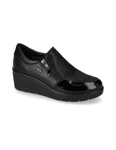MOCASSINO DONNA VITELLO CON ZIP