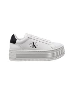 Bold Flatform Low Lace Leather Scarpa Ragazza/Donna Con Lacci Calvin Klein