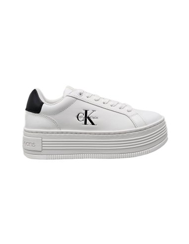 Bold Flatform Low Lace Leather Scarpa Ragazza/Donna Con Lacci Calvin Klein