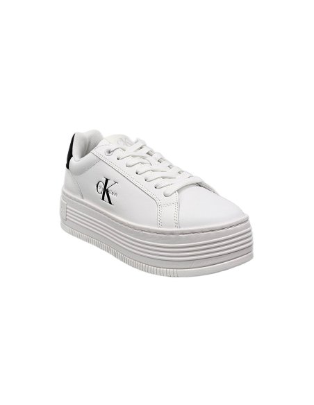 Bold Flatform Low Lace Leather Scarpa Ragazza/Donna Con Lacci Calvin Klein