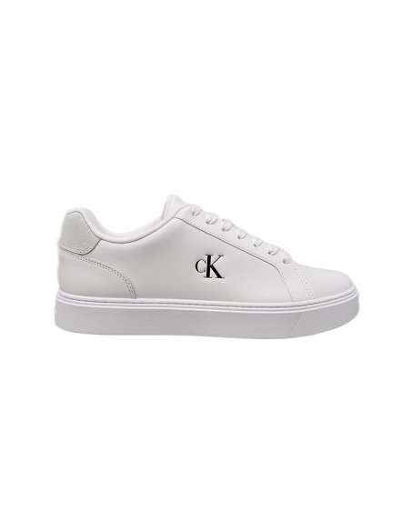 Classic Cupsole Laceup Leather Scarpa Uomo Con Lacci Calvin Klein