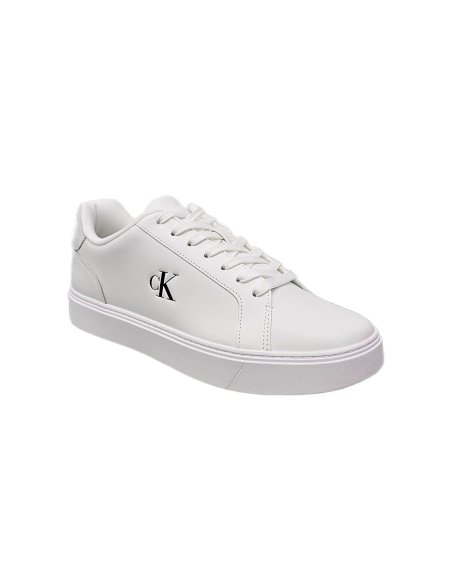 Classic Cupsole Laceup Leather Scarpa Uomo Con Lacci Calvin Klein
