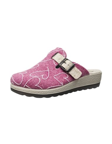 PANTOFOLA DONNA CON FIBBIA
